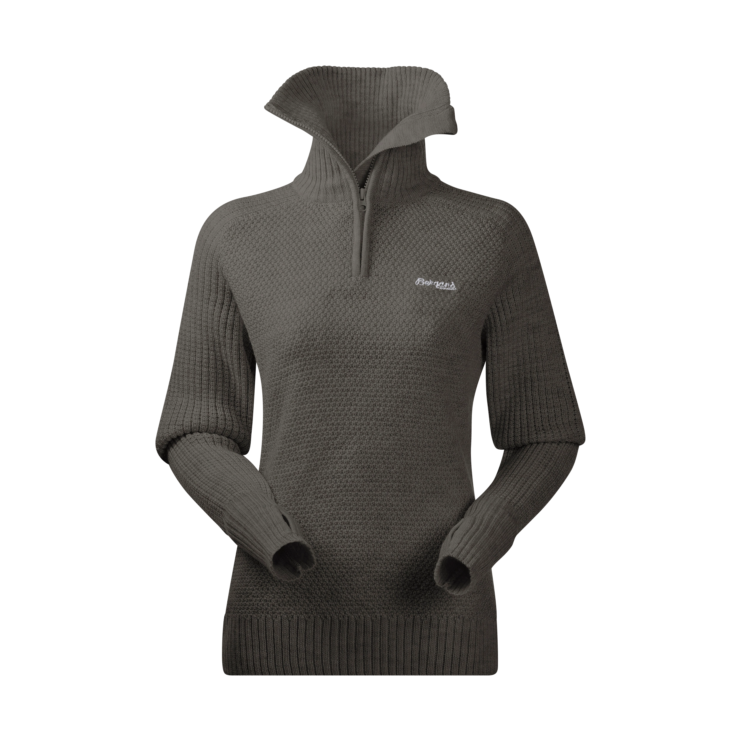 Ulriken Lady Jumper Green Mud Melange