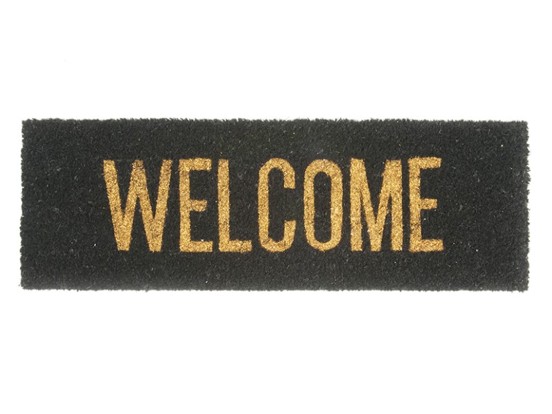 Doormat Welcome PT2604BK Black