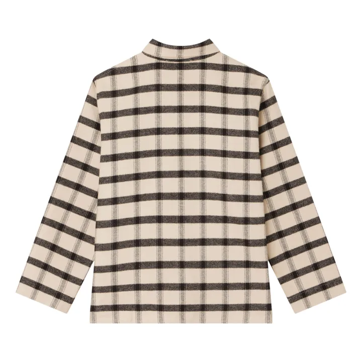 Bonpoint Chemise à Carreaux Boy | Ecru