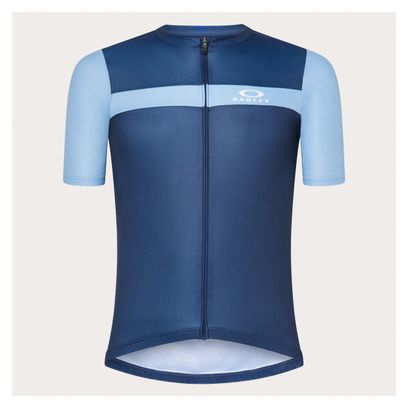 Maillot Manches Courtes Oakley Icon Classic Bleu
