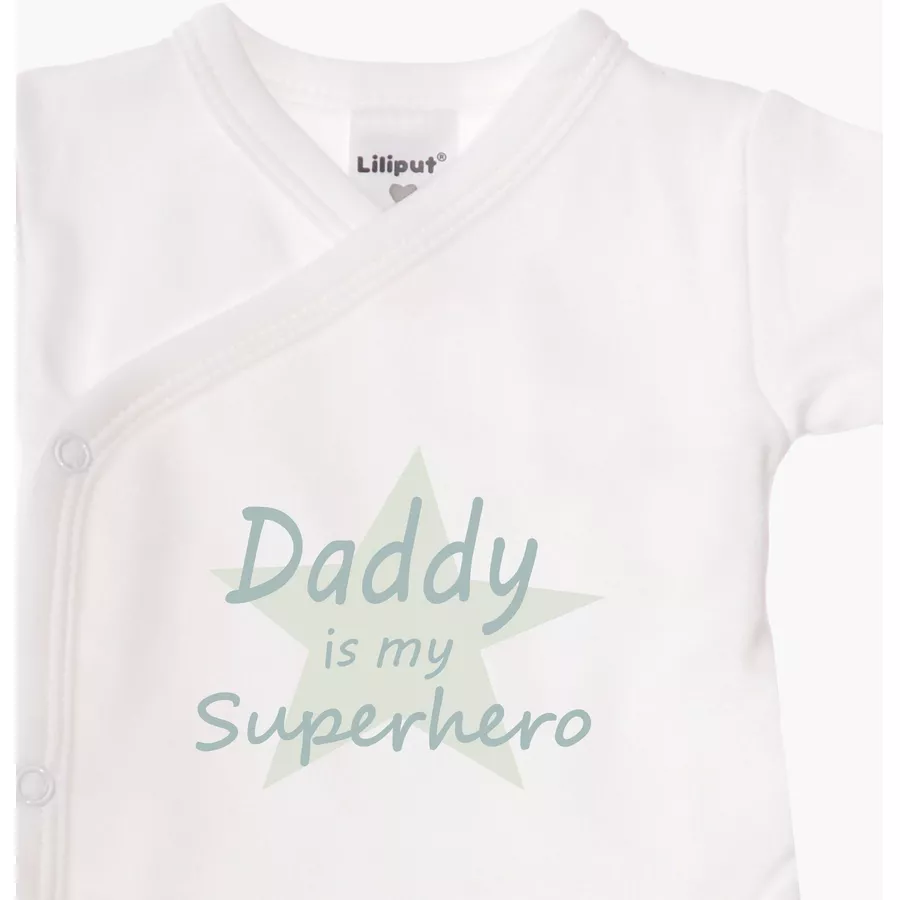 Liliput Kurzarm-Wickelbody 2er-Pack Superhero weiß