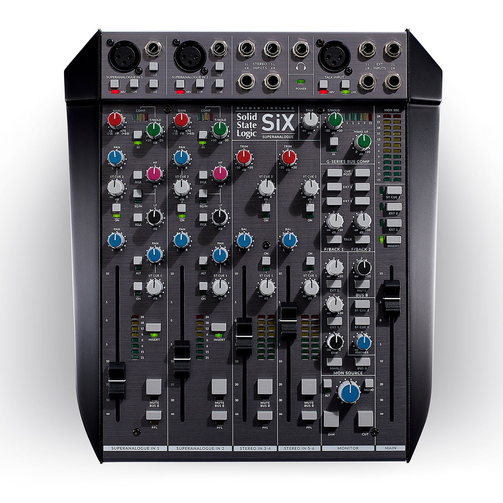 Solid State Logic SiX analoog mengpaneel