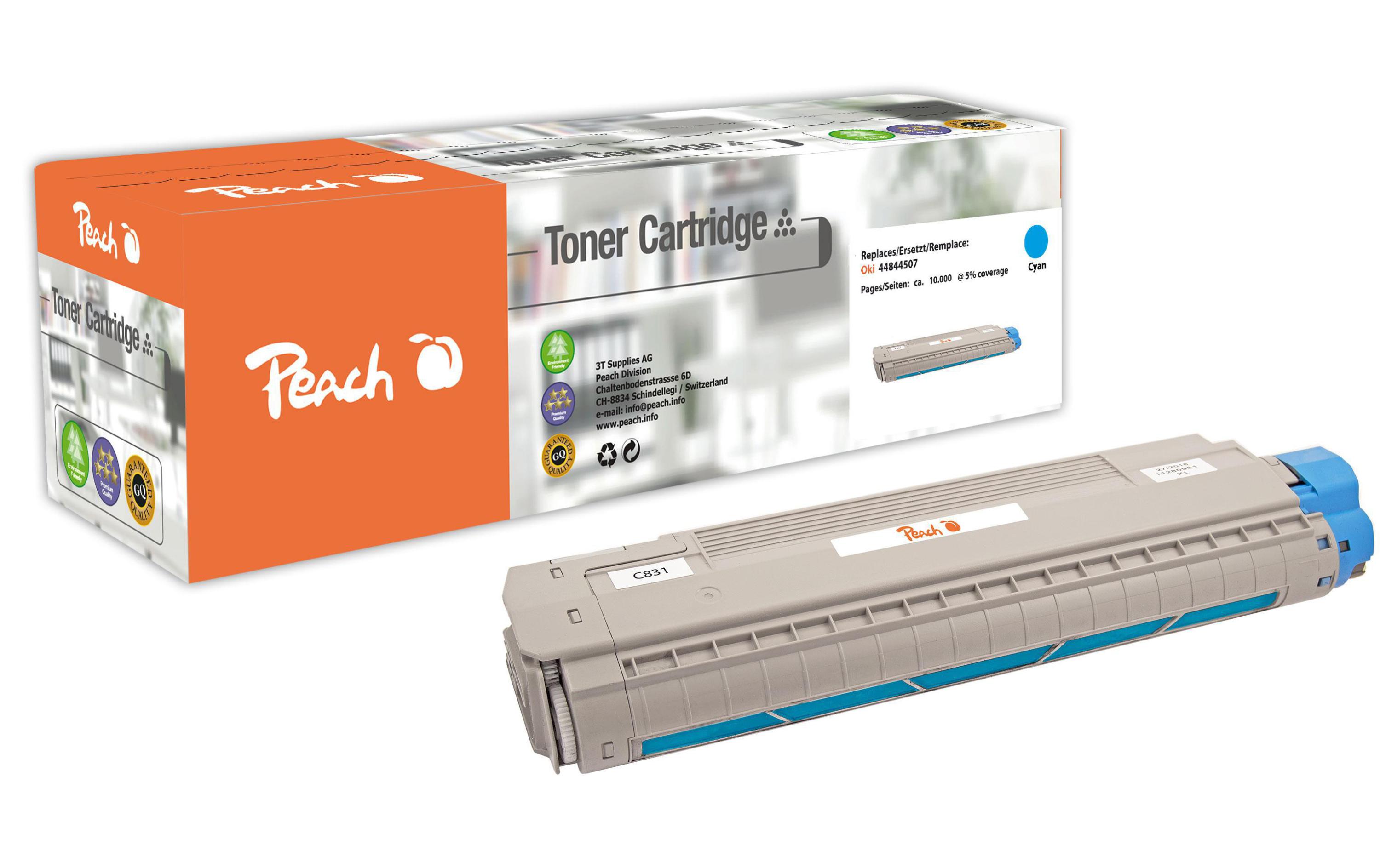 Toner OKI 44844507 Cyan<br>Toner: Cyan
