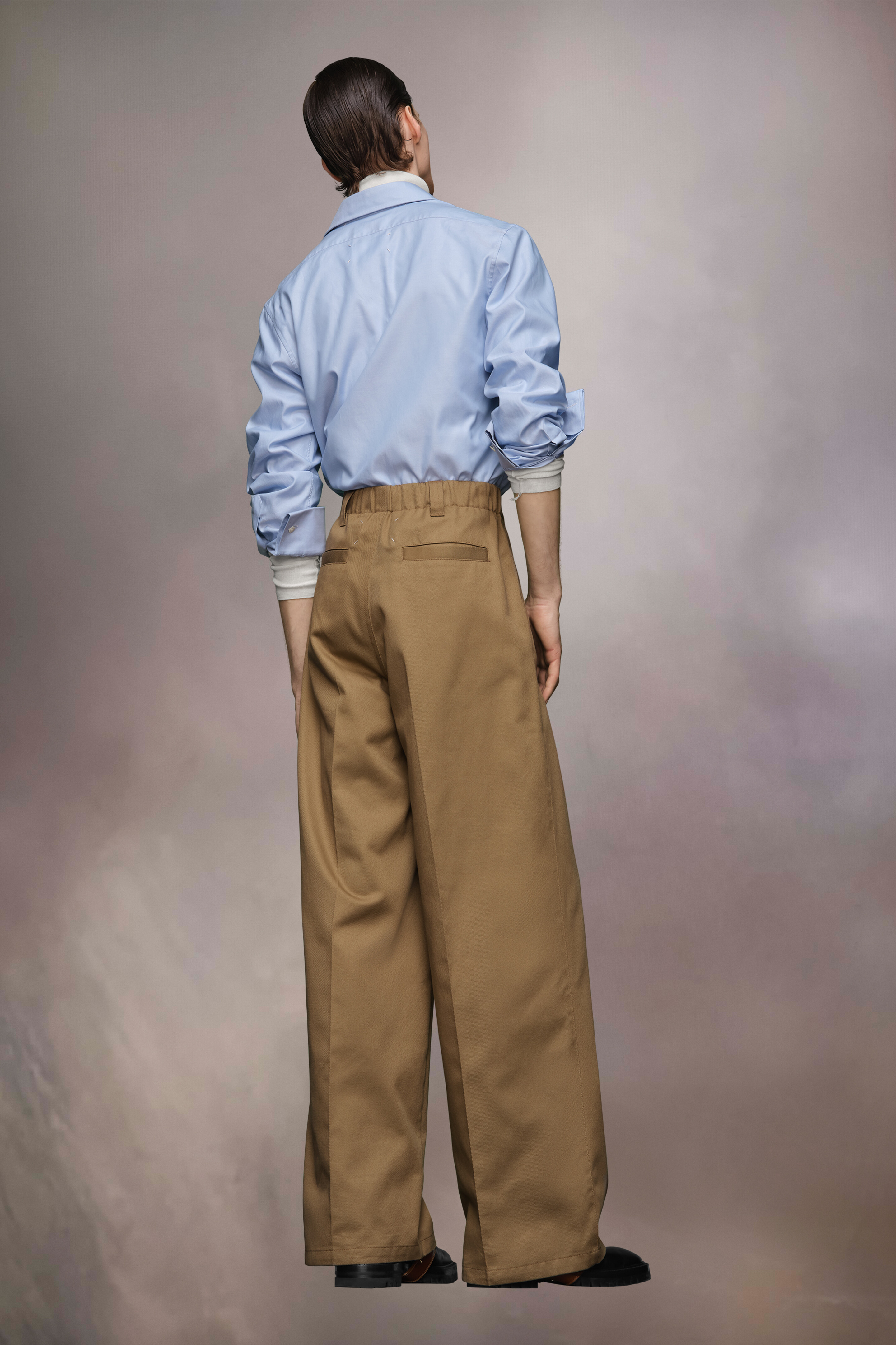 Pantalon chino skater Rose beige