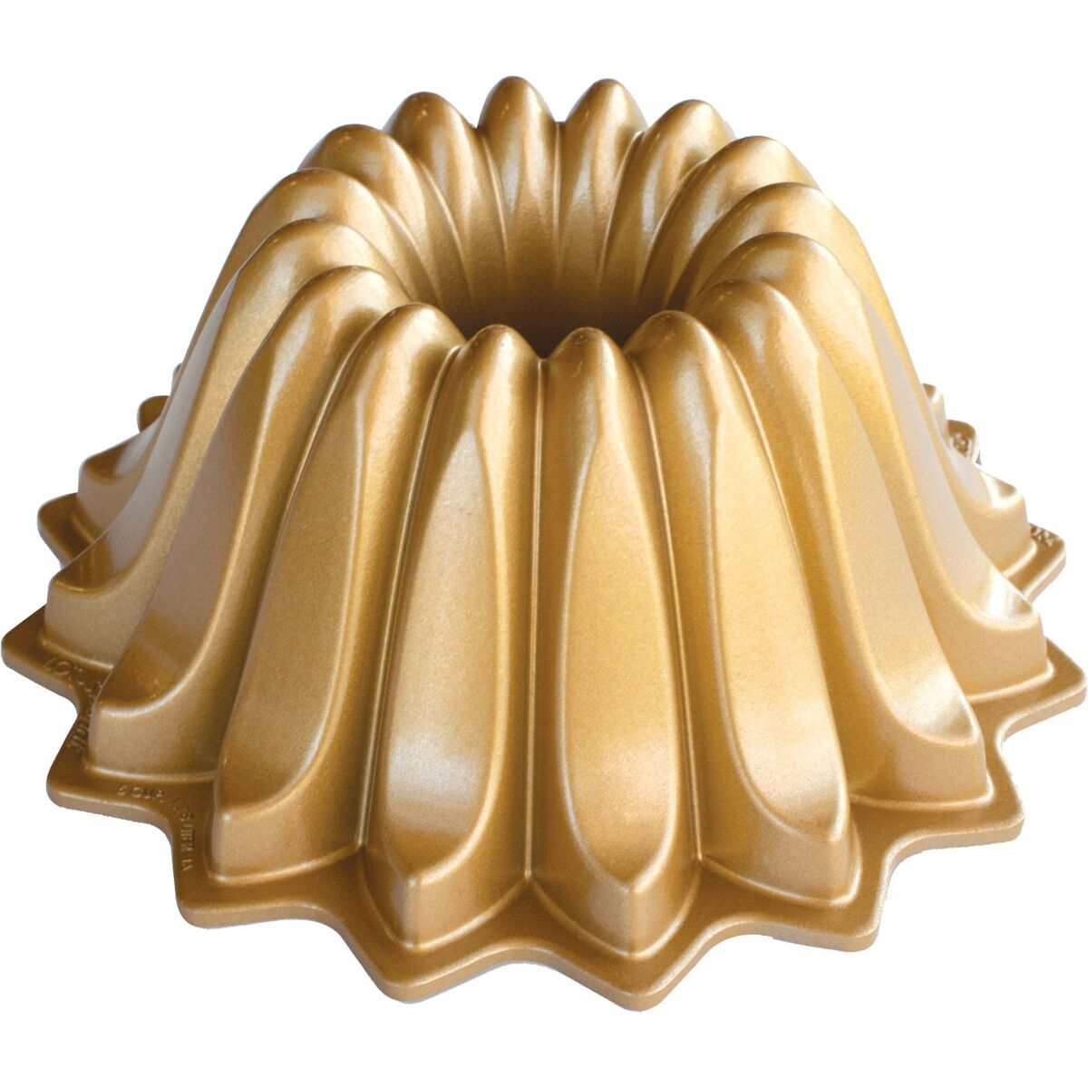 Lotus Bundt Pan, Gold