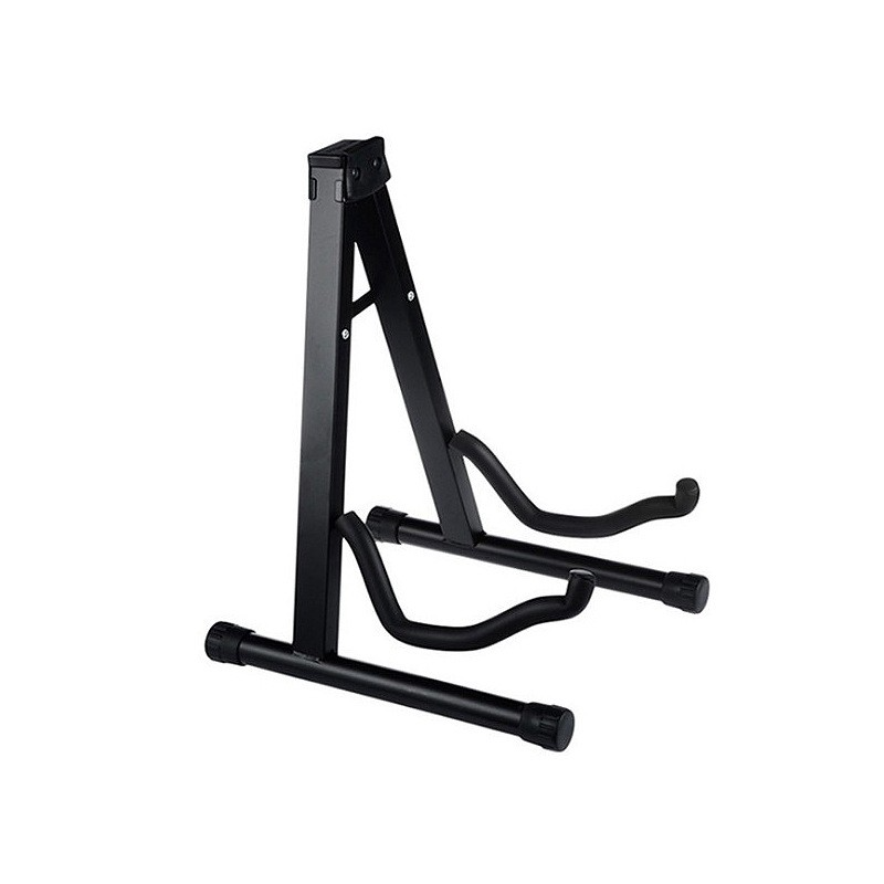 (37.5x28x29.5cm) Gitarren Klappständer Musikinstrument Halterung - Schwarz