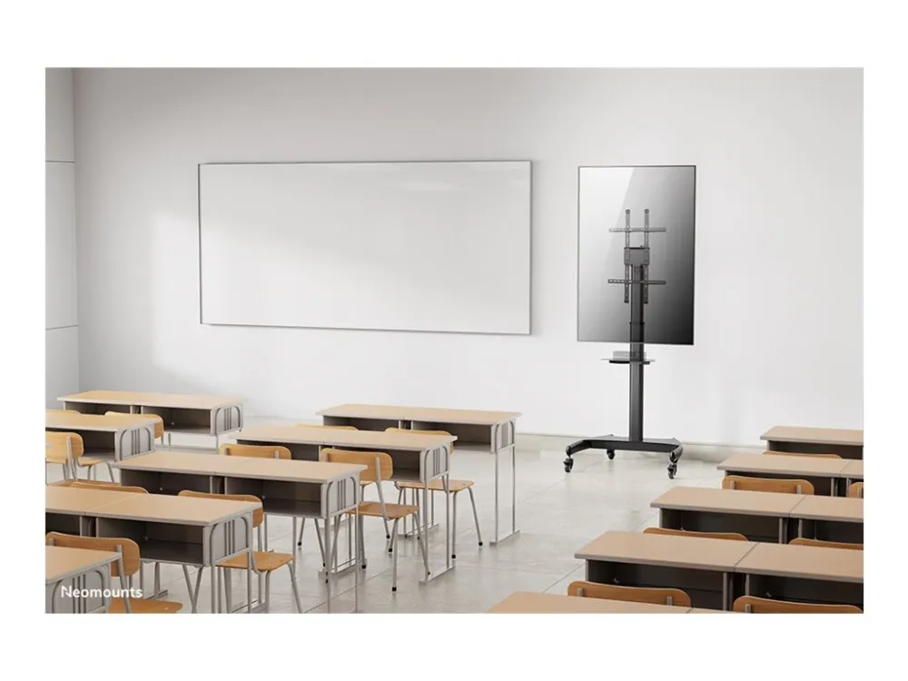 Neomounts PLASMA-M1900E - Vogn med hjul - for fladt panel/AV-udstyr - sort - skærmstørrelse: 37