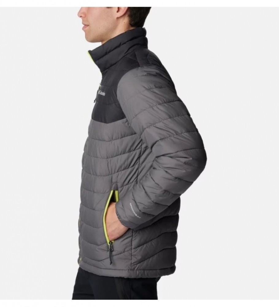 Jaqueta Columbia Powder Lite, cinza