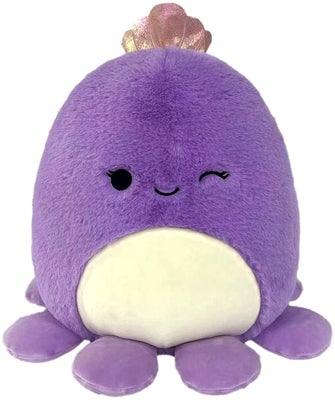 Squishmallows Fuzz A Mallows Kosedyr Violet Blekksprut 30 cm