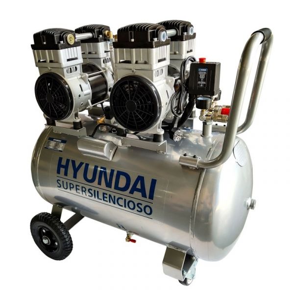 Hyundai Compressor Silencioso 2200w 100l - HYAC100-3S