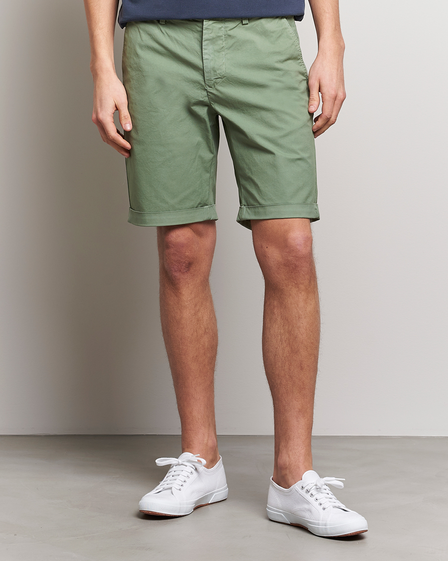 GANT Regular Sunbleached Shorts Calamata Green