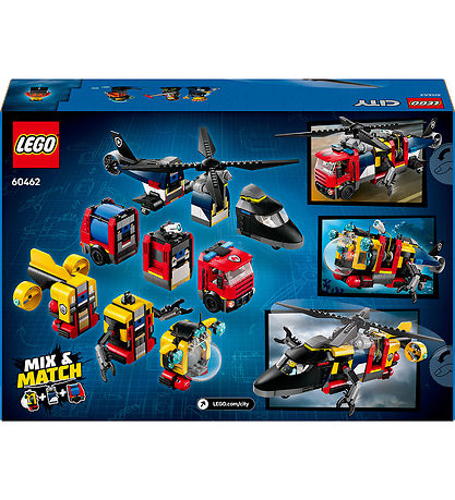LEGO® City - Remix - Kombinationsset mit Hubschrauber... 60462 -