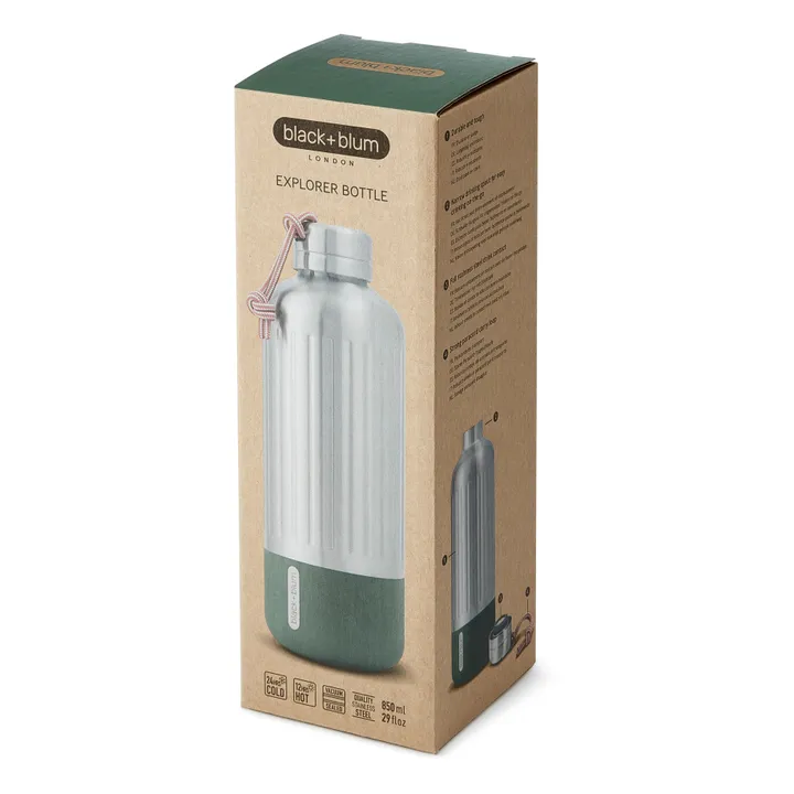 Black + Blum Gourde en inox L | Vert kaki