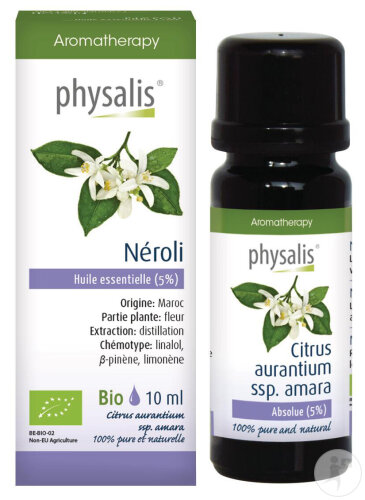 Physalis Huile Essentielle (5%) 100% Pure Et Naturelle Néroli 10ml