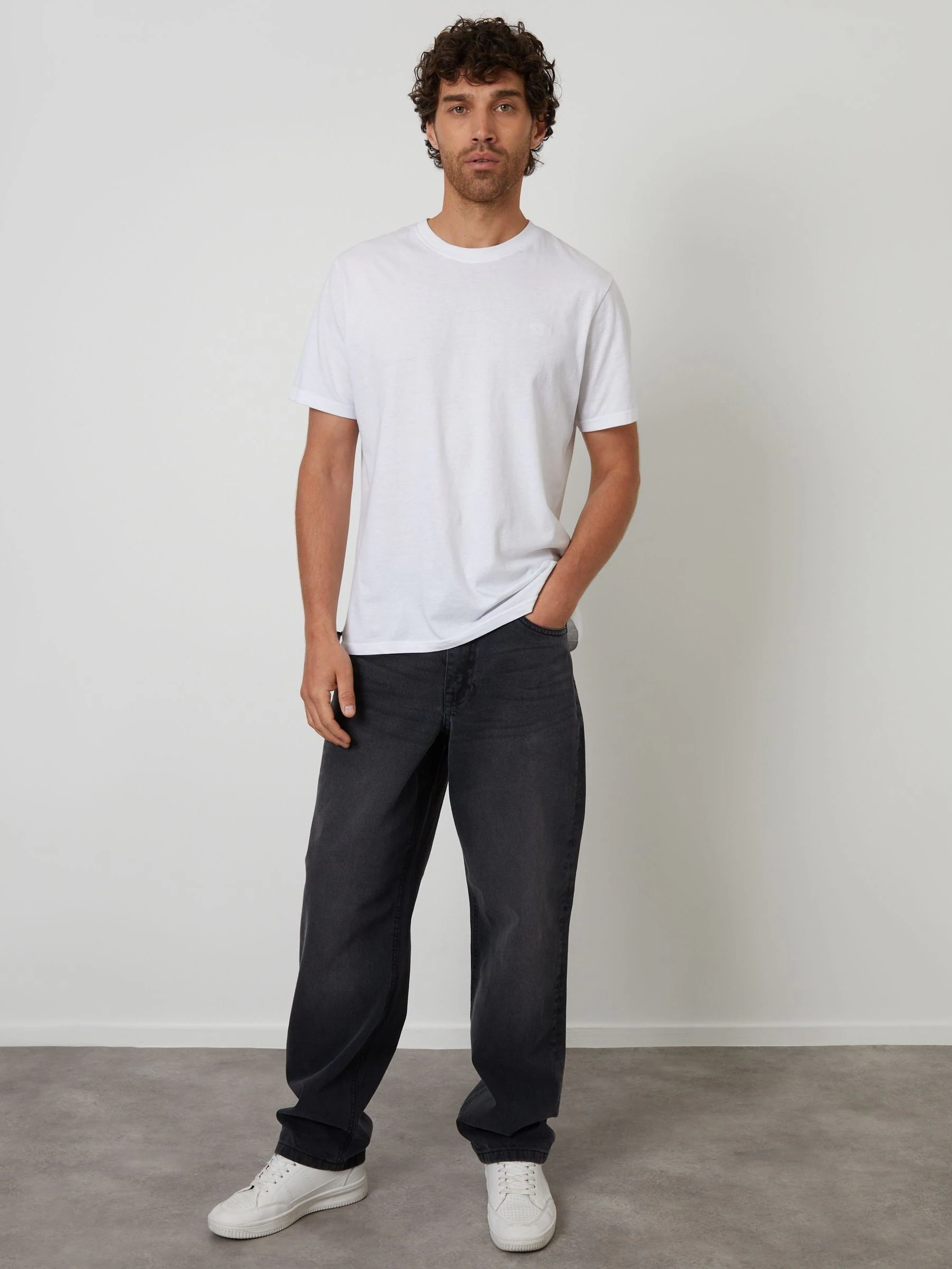 Grijs - Threadbare Loose Fit Jeans