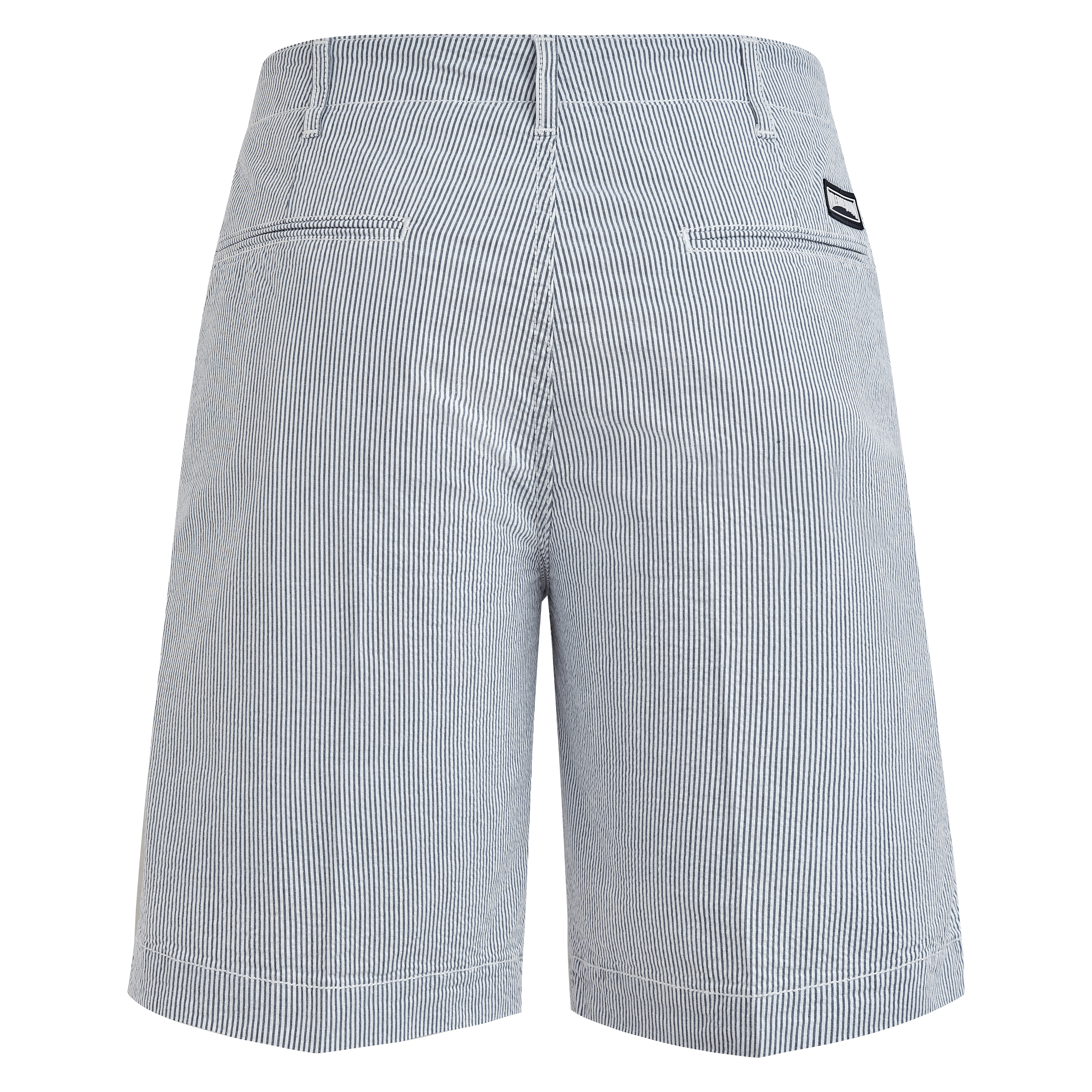 Bermuda en Coton Rayé Homme Seersucker
