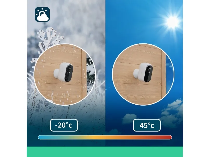 Arlo Essential XL - 2nd Generation - netværksovervågningskamera - indendørs, udendørs - vejrfast - farve (Dag/nat) - 2 MP - 1920 x 1080 - 1080p, 720p - audio - trådløs - WiFi (pakke med 2)