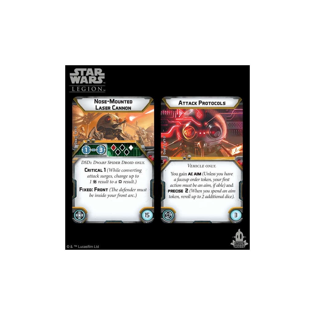 Star Wars : Légion - Droïde Araignée Nain DSD1