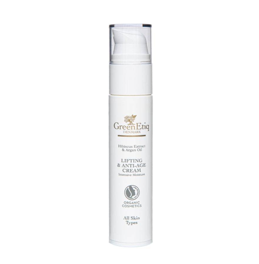 GreenEtiq  Lifting & Anti Age Hibiscus & Argan Oil creme - 50 ml.