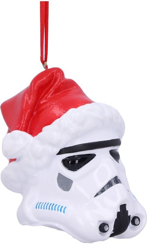 Star Wars Julepynt - Stormtrooper Med Nissehue - 8 CM