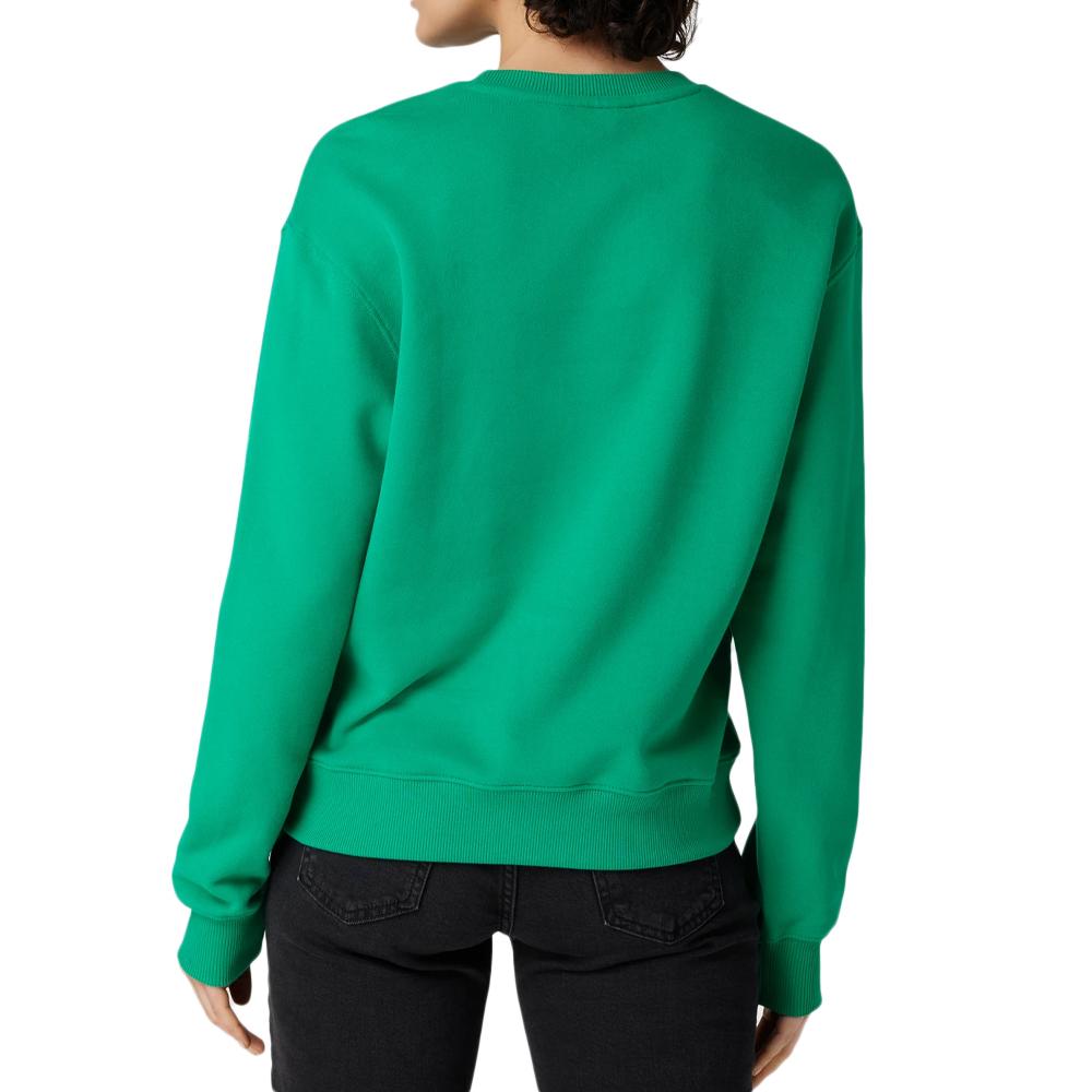 Tommy Hilfiger Sweat Vert Femme Tommy Hilfiger On Chest WW0WW41246