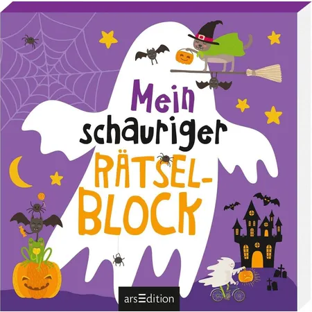 ars Edition Mein schauriger Rätselblock