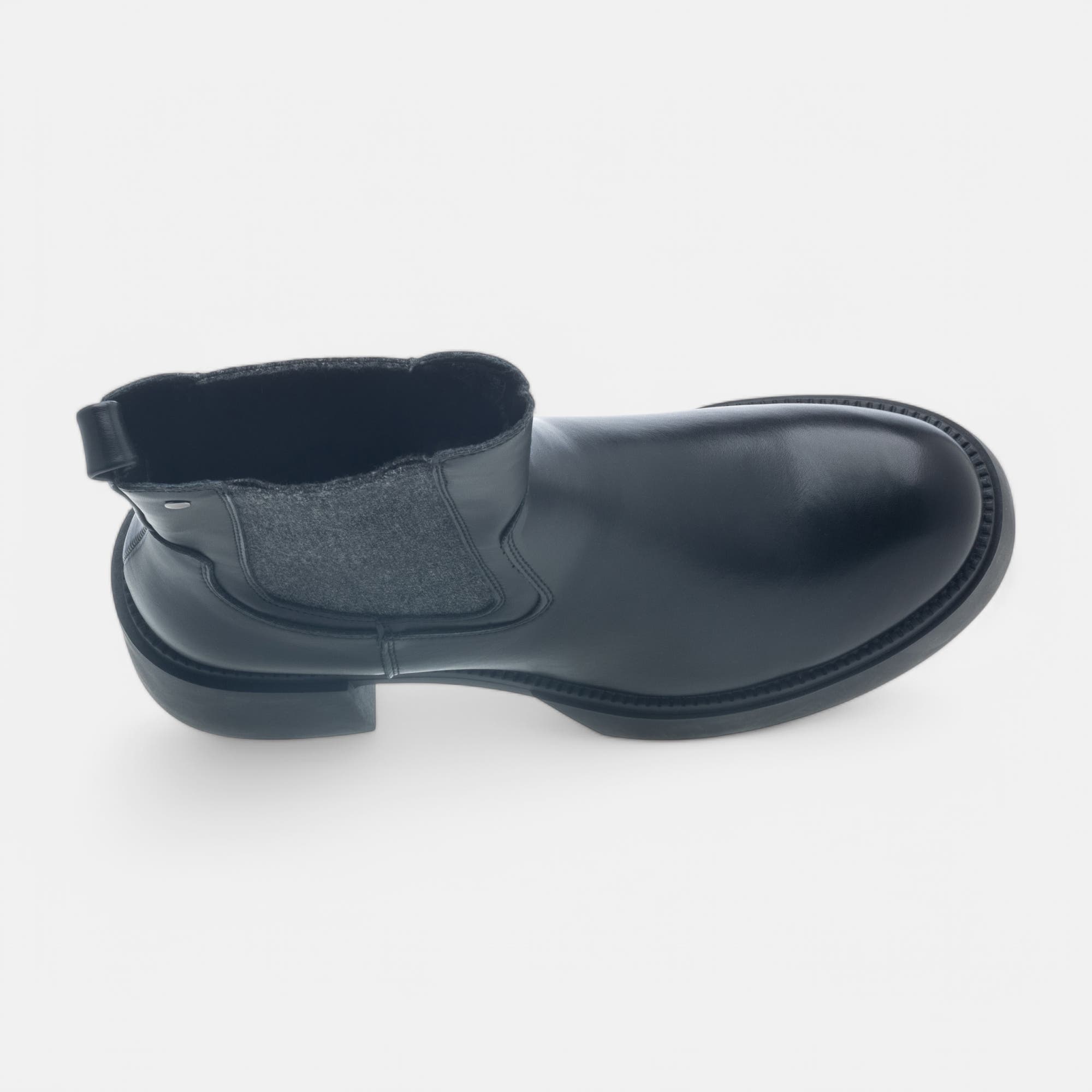 Boots chelsea à talon Femme noir