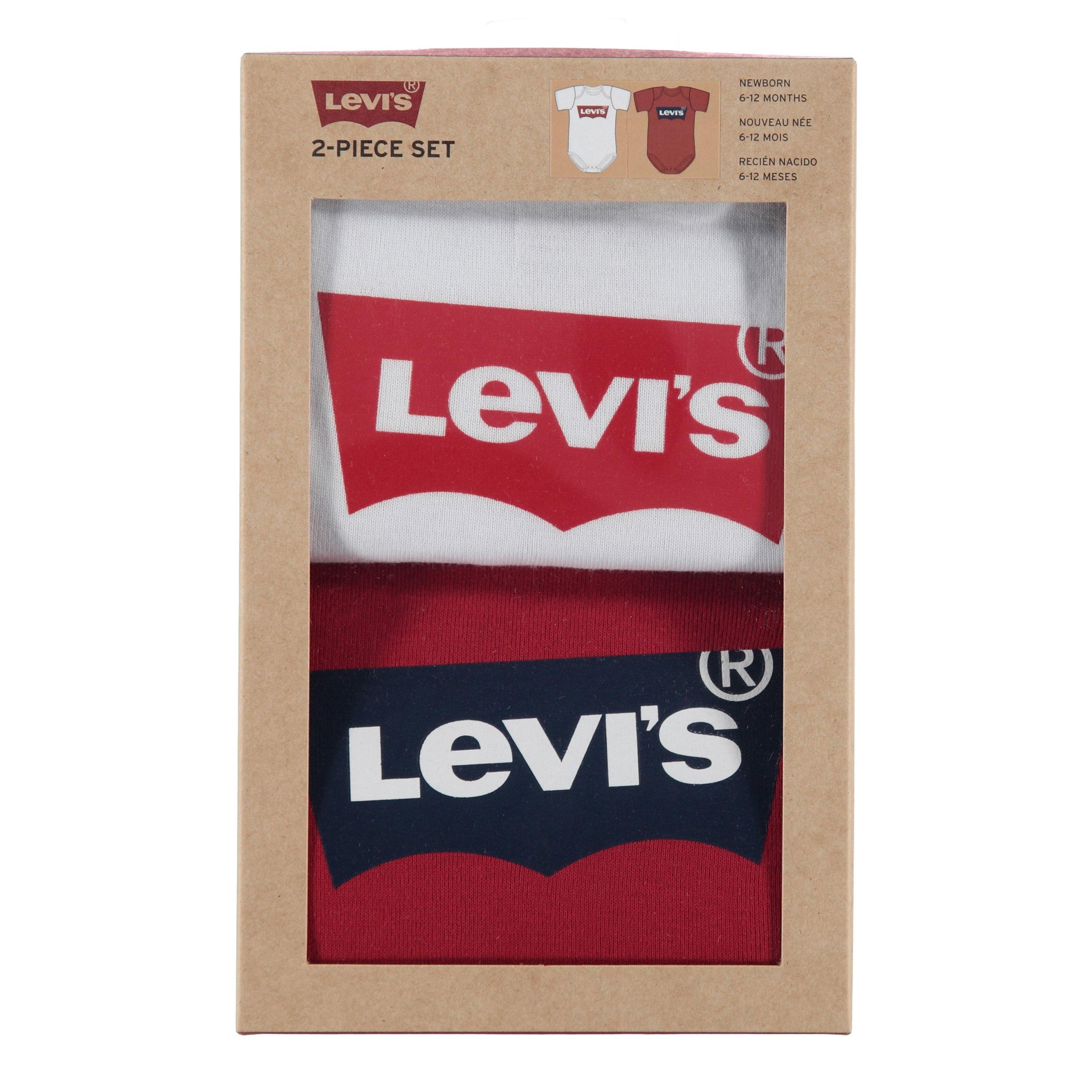 Levis 2pc Batwing T Shirts Unisex Babies