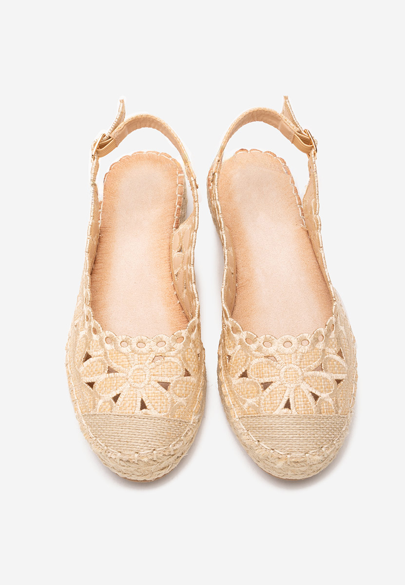 Espadrilles femme beige Latoria V2