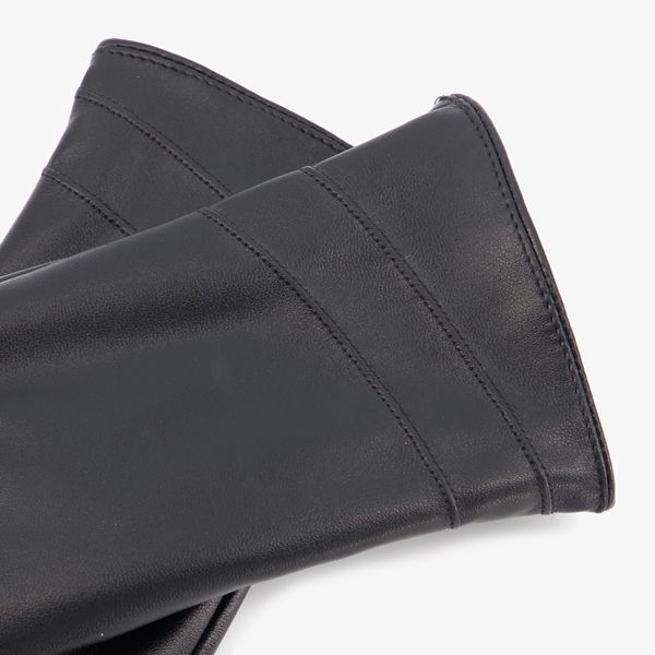 Dames PU handschoenen zwart
