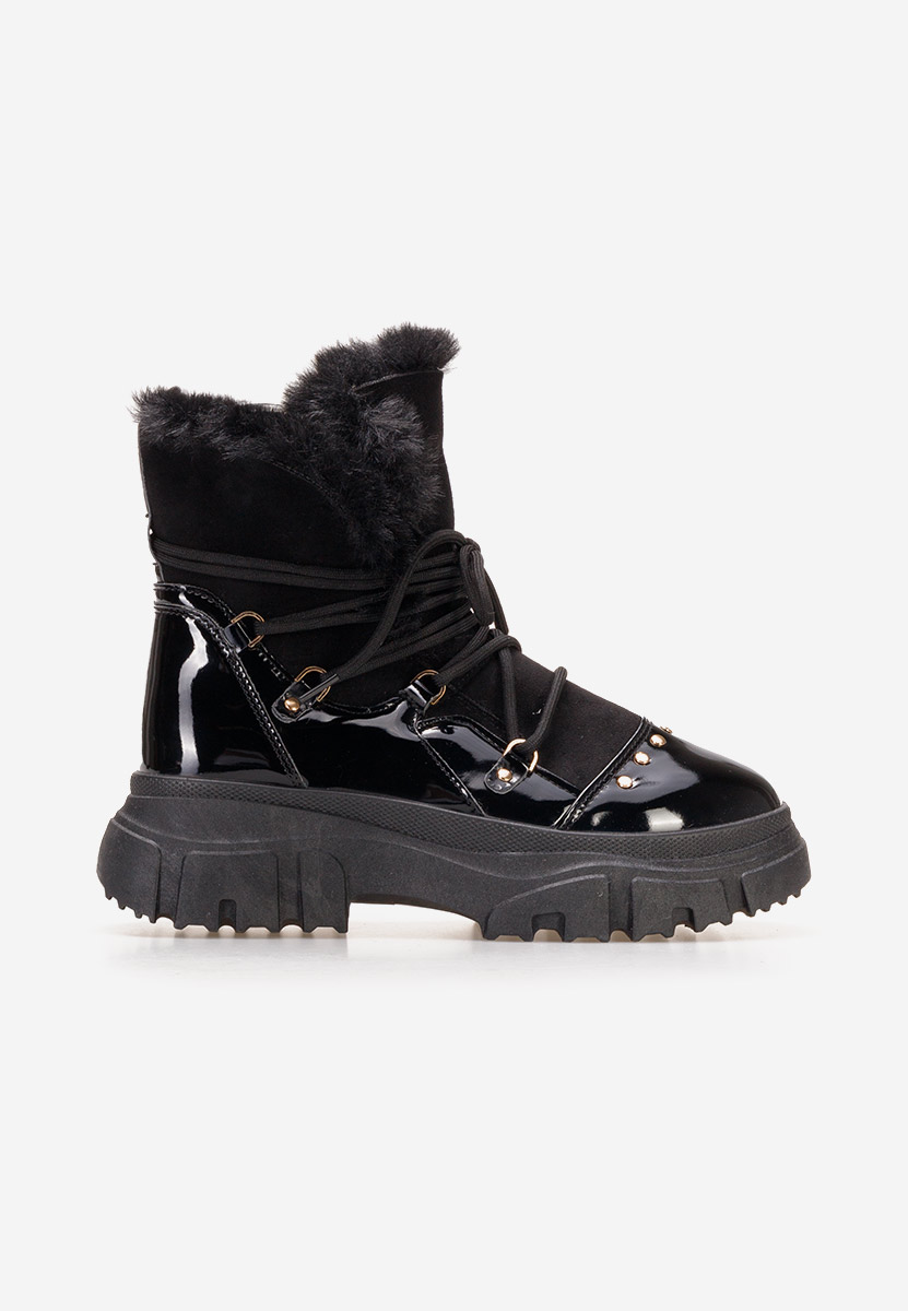 Bottines doublées femme noires Salma