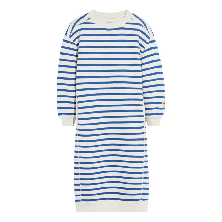 Bellerose Robe Sweat Fadola Marinière | Ecru chiné