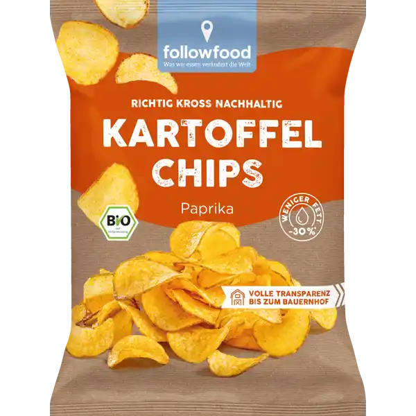 Bio Kartoffelchips Paprika