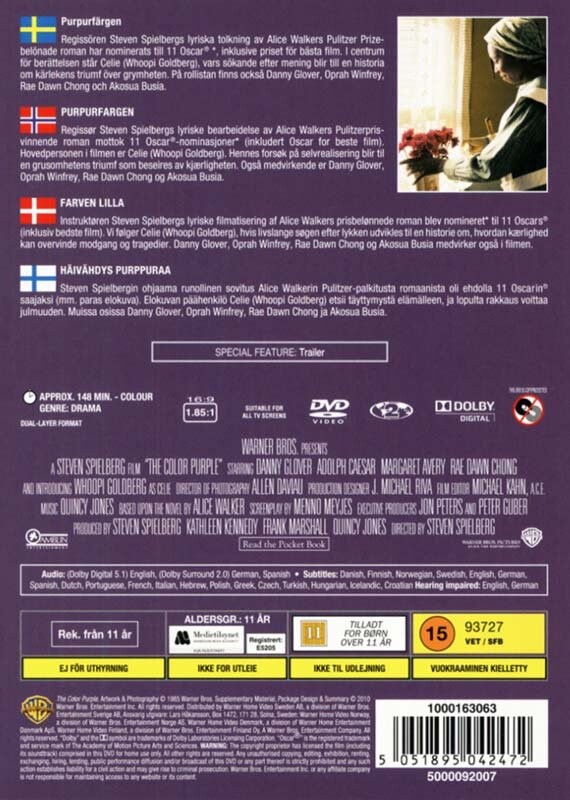Farven Lilla / The Color Purple - 1985 - DVD
