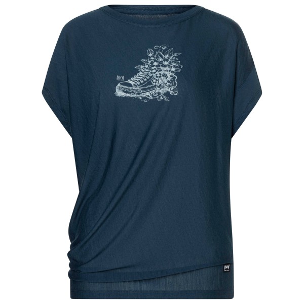 super.natural - Women's Flower Sneakers Loose Tee - Haut en mérinos
