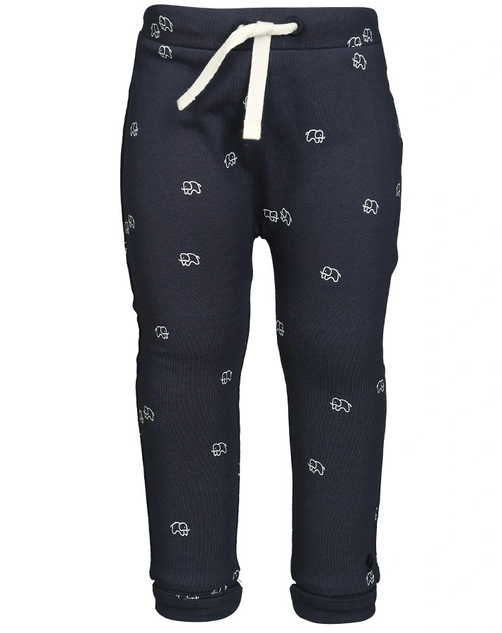 Jersey-Hose COMFORT JOEL – ELEPHANTS in navy