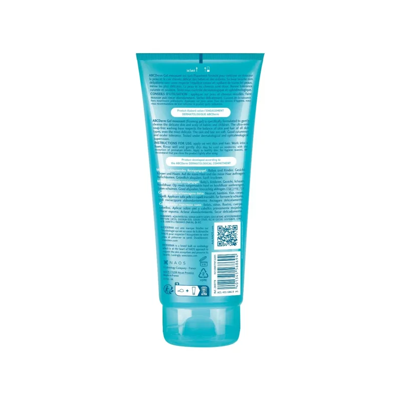 ABCDerm Moussant nettoyant doux - 200ml
