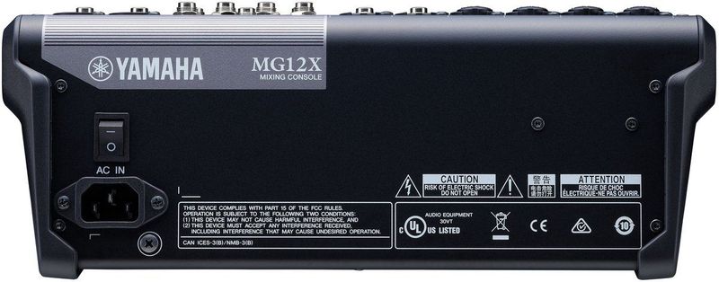 Yamaha MG12X - Mengpaneel - 12-kanaals - Met Effect Processor