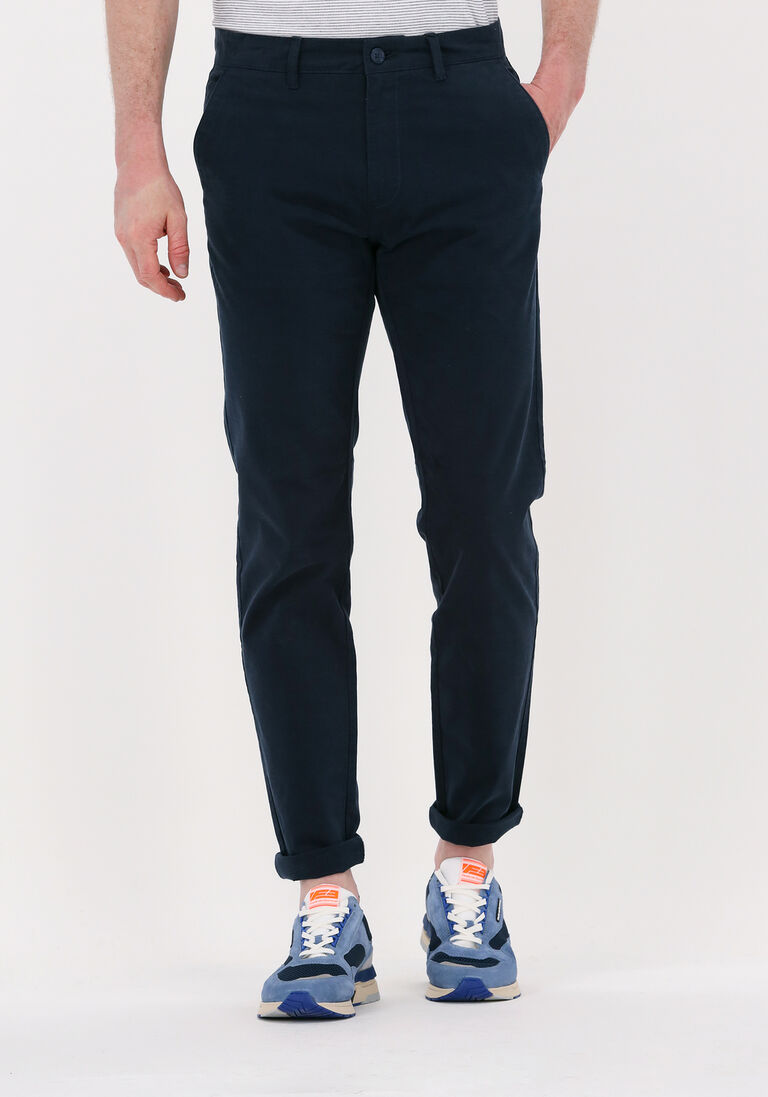 DSTREZZED donkerblauwe dstrezzed chino charlie chino pants stretch twill