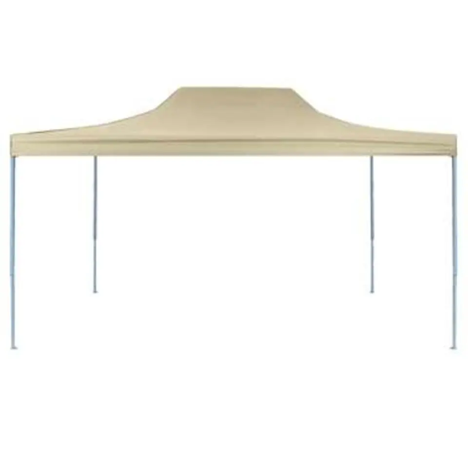 vidaXL - Partytent - Crème - Stof