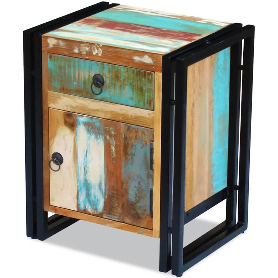 vidaXL - Kast - Multikleur - Hout