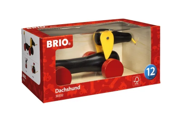 BRIO 30332 Pull along - Dachsie