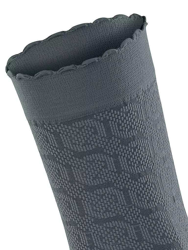 FALKE Socken HOARDING HONEY flintstone grau