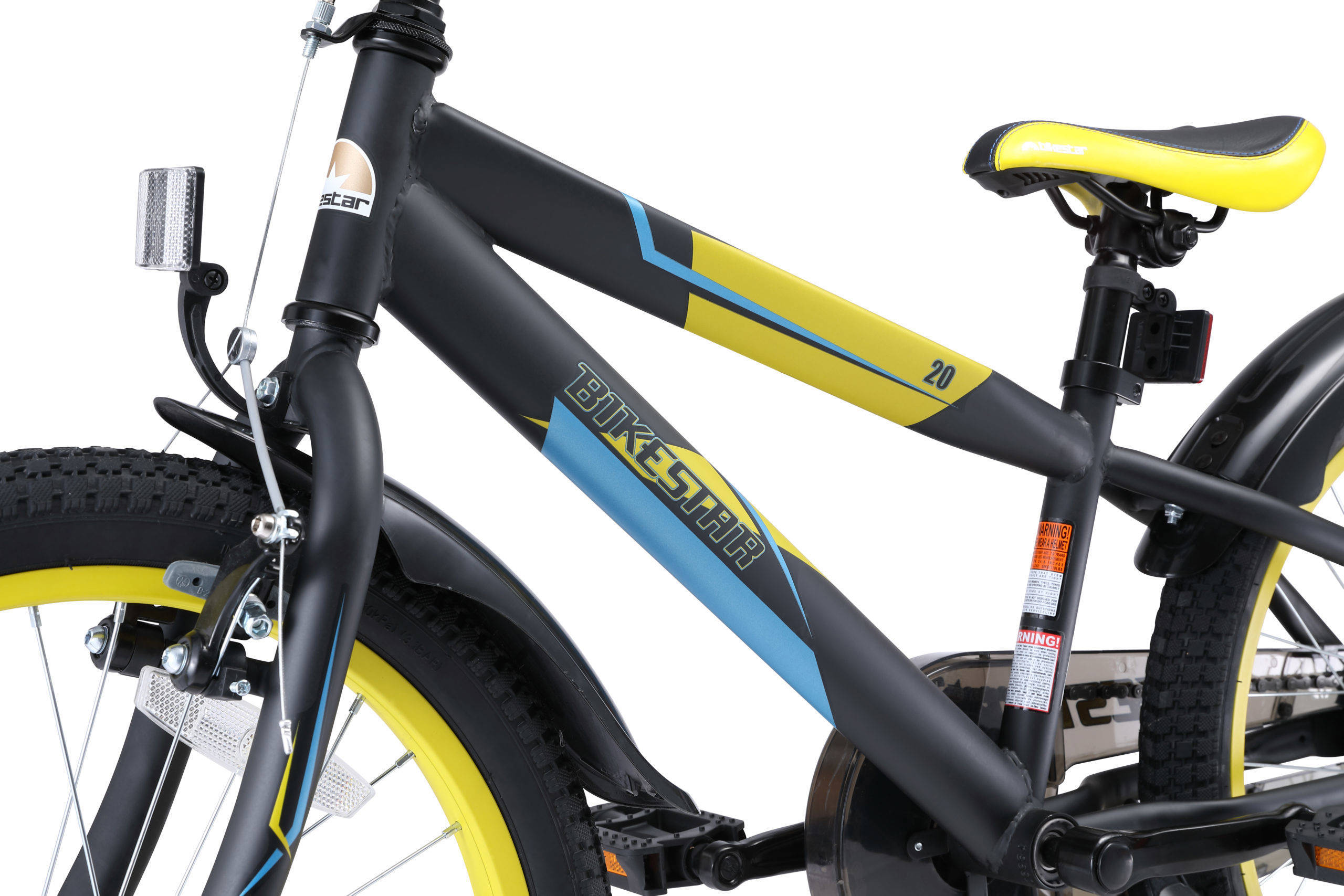 BikeStar Urban Jungle kinderfiets 20 inch zwart