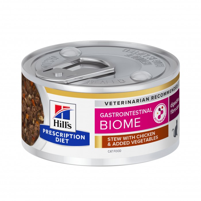 HILL'S Prescription Diet Gastrointestinal Biome en Mijotés au Poulet - Pâtée pour chat