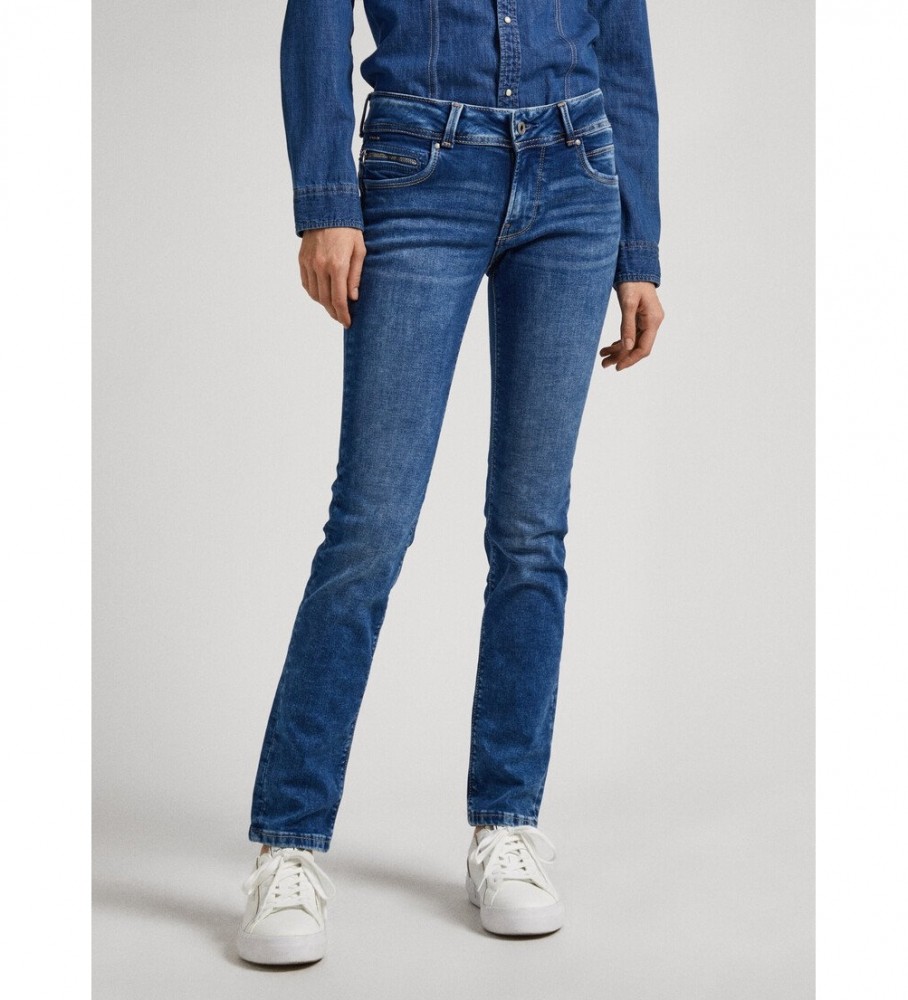 Calça jeans Pepe Jeans New Brooke azul