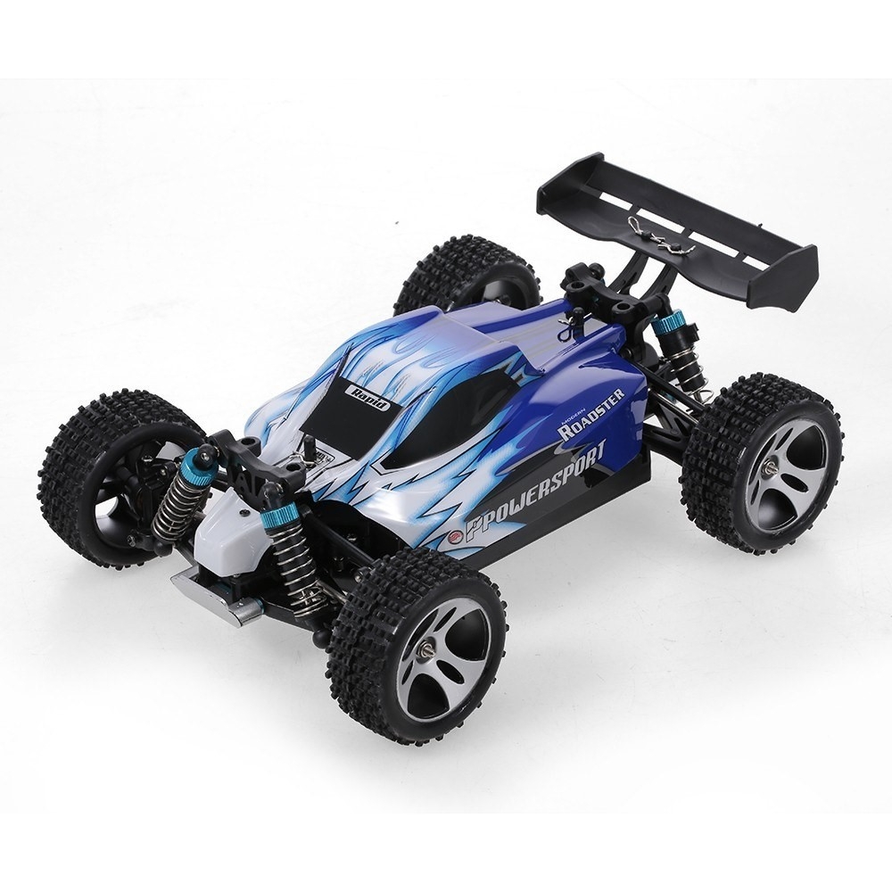 (25cm) Ferngesteuertes 2.4GHz RC High Speed Auto Monstertruck Off-Road Power Buggy (1:18 Skala) - Blau
