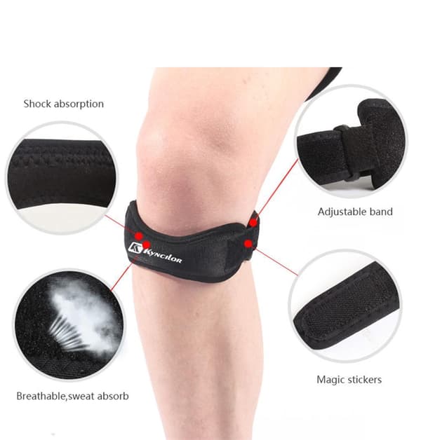 2-pack Knebeskyttere - Justerbar knestøtte for løping - Knestropp