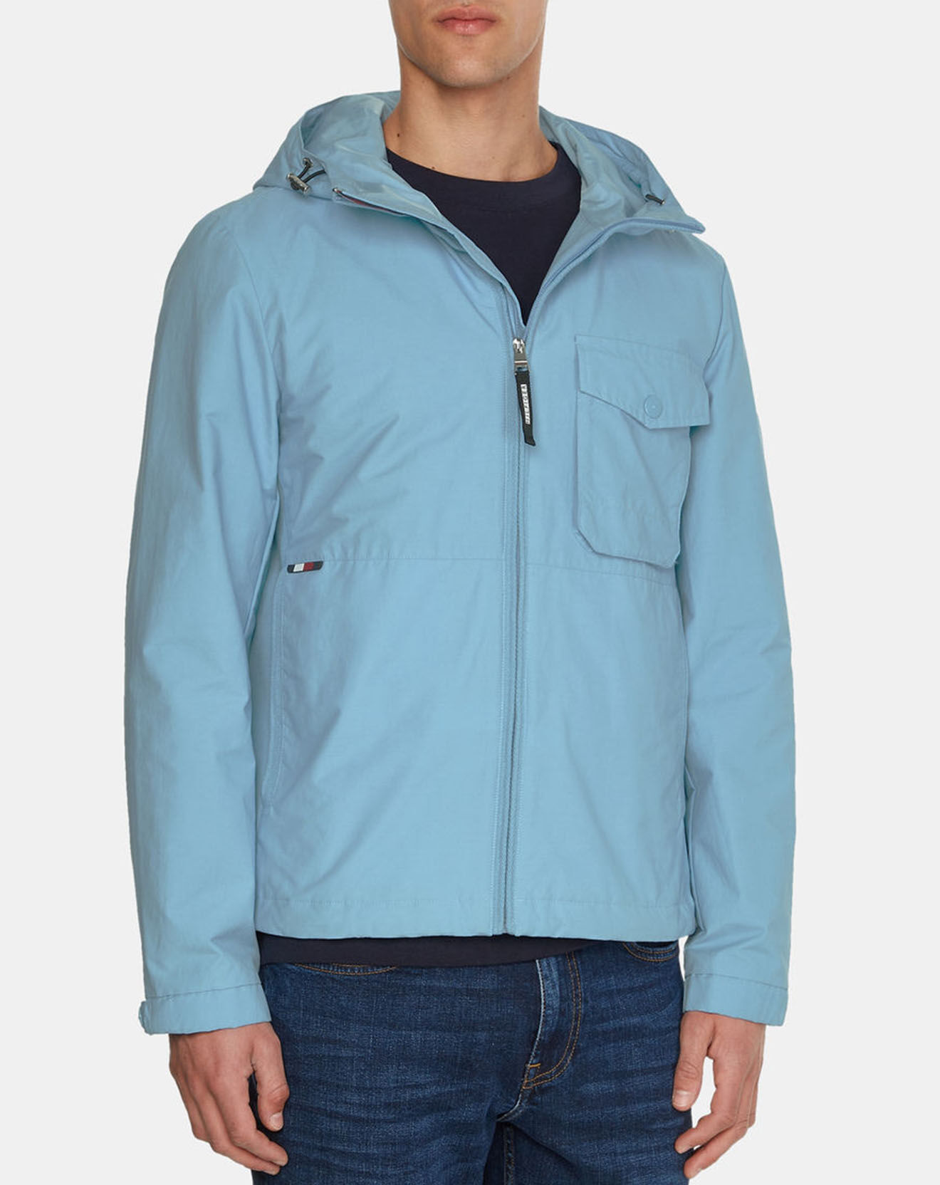 Tommy Hilfiger Veste à capuche bleu ciel