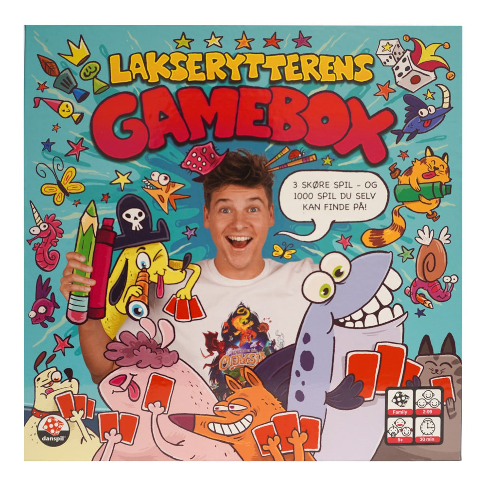 Køb Danspil Lakserytterens Gamebox